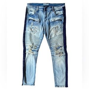 Preme Moto Multi-Stone Jeans